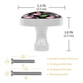 thumbnail image 3 of 4 Pcs Flamingo Knobs for Kitchen Cabinet Cupboard Dresser Bookcase Drawer Pulls Handles Round Home Decor, 3 of 5