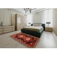 thumbnail image 5 of Ahgly Company Machine Washable Indoor Rectangle Traditional Sienna Brown Area Rugs, 7' x 10', 5 of 7