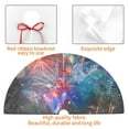 thumbnail image 4 of Sikiie Elephant Fireworks Celebration 30-48 inches {designName} Print Christmas Tree Skirt Snowman Xmas Tree Skirt with Edge Christmas Decorations for Holiday Party-48", 4 of 7