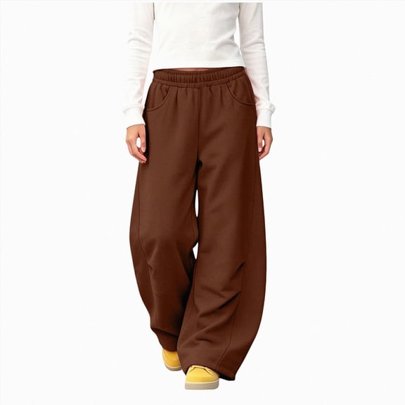 UAYOTSE Teen Girls Cute Baggy Balloon Pants Pull On Relaxed Fit Sporty Leggings for Daily School Outfits Autumn,Sizes 13-14 Years
