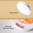 thumbnail image 6 of Tahtuvzn Home Decor Clearance! LED Small Stone Table Lamp Desk Lamp, Desk Lamps for Home Office, White Desk Light Desktop/Computer Study Lamps for Bedrooms, Rechargeable, Home Gift, 6 of 6