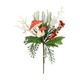 thumbnail image 2 of Artificial Christmas Picks with Berries,Holiday Greenery Stems for Floral Arrangements,DIY Crafts,Christmas Tree Decorations,Winter Centerpieces and Home Holiday Decor, Pine Branches, 2 of 4