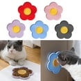 thumbnail image 2 of Cats Lick Pad With Suctions Cup Slow Feeders Licking Mat Flower Shape Silicone Pad With Suctions Cup Dog Licking Mat Silicone, 2 of 8