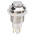 thumbnail image 1 of Button Switch, Waterproof Push Button Switch Pressure Resistant Flame Retardant Base  for Low Current Doorbells for Access Control Device Activation Red,Green,Blue,Yellow,White, 1 of 7