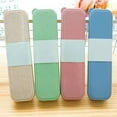 thumbnail image 1 of AMERTEER 3Pcs/Set Portable Utensils Tableware Cutlery PP Spoon Fork Chopsticks, 1 of 10
