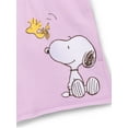 thumbnail image 2 of Peanuts Snoopy Girls Graphic Fleece Shorts, Sizes 4-16, 2 of 3
