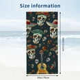 thumbnail image 3 of PHYHOO Skull Guitar Beach Towel, Large Oversized Beach Towel Lightweight Quick Dry Soft Absorbent Bath Towel, Sand Free Towel for Swimming Travel Sports 30x60in, 3 of 8