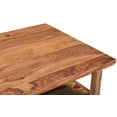 thumbnail image 6 of Taran Designs Darcy 4-drawer Live Edge Solid Wood Writing Desk in Brown, 6 of 20