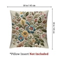 thumbnail image 4 of nygtbtfer Throw Pillow Cover, Flower Cushion Case Decoration for Sofa Couch White, 4 of 7