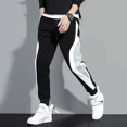 thumbnail image 3 of Pantalones deportivos masculinos, pantalones harén delgados y ajustados, pantalones lisos de verano, mallas, pantalones deportivos para hombre, ajustados, anchos y holgados, oferta de bienvenida, suda, 3 of 5