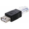 thumbnail image 4 of Usb To Rj45 Adapter Usb 2.0 Female To Ethernet Rj45 Male Adapter, Black, 4 of 5