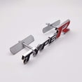 thumbnail image 3 of Chrome Metal Type R Logo Car Front Grille Emblem, 3 of 4