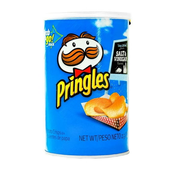 Pringles, Grab & Go - Salt & Vinegar Medium, Count 1 - Chips / Grab Varieties & Flavors