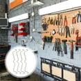 thumbnail image 1 of COMPUKAS 80Pcs Silver Pegboard Hooks Heavy Duty Metal Hooks for Workshop Garage Tool Organization, 1 of 8