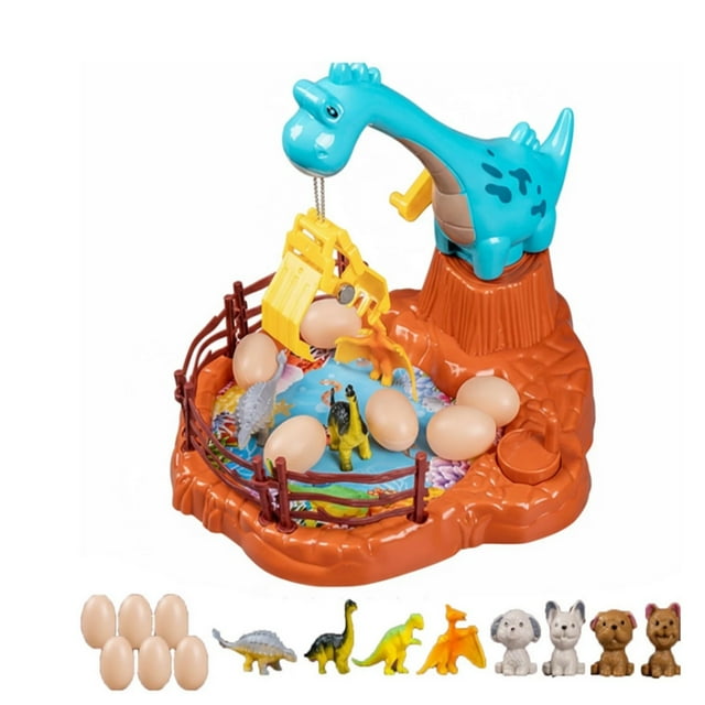 BotaniNest Dino Grabbing Machine With Mini Functionality Experience The Of Catching Dolls At Any Great For Parties And (6Egg+4Dino+4)