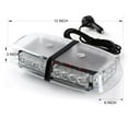 thumbnail image 2 of Xprite USA 52010B-W Beta Series 12W LED Rooftop Strobe Light with Magnetic Base - White, 2 of 8