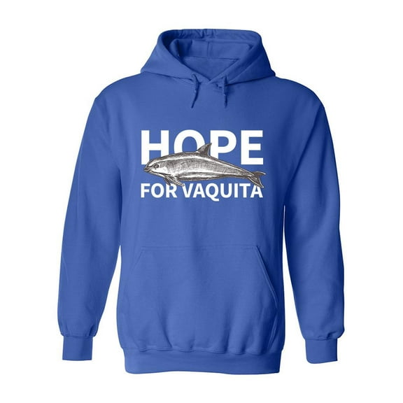 Hope For Vaquita Quote Hoodie Men -Image by Shutterstock, Male Small