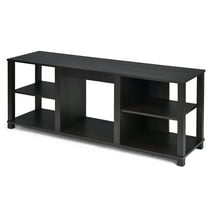 Gymax 2-Tier TV Stand Storage Cabinet Console Adjustable Shelves Living Room UP TO 65"