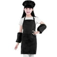 thumbnail image 3 of Coofit Kid's Apron Creative Adjustable Multi-purpose Painting Apron Art Smock with Hat, 3 of 7