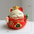 thumbnail image 3 of 2 De Gato De Estatua De Decoración Para Zulema Estatua del gato de la suerte, 3 of 8