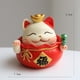 thumbnail image 3 of 2 Figuritas De Gato De La Suerte Estatua De Decoración De Coche Para Salpicadero Hogar, 3 of 8
