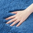 thumbnail image 6 of Softlife Super Fluffy Rugs Ultra Soft Shag Rug for Bedroom Living Room,6'x9',Light Navy, 6 of 7