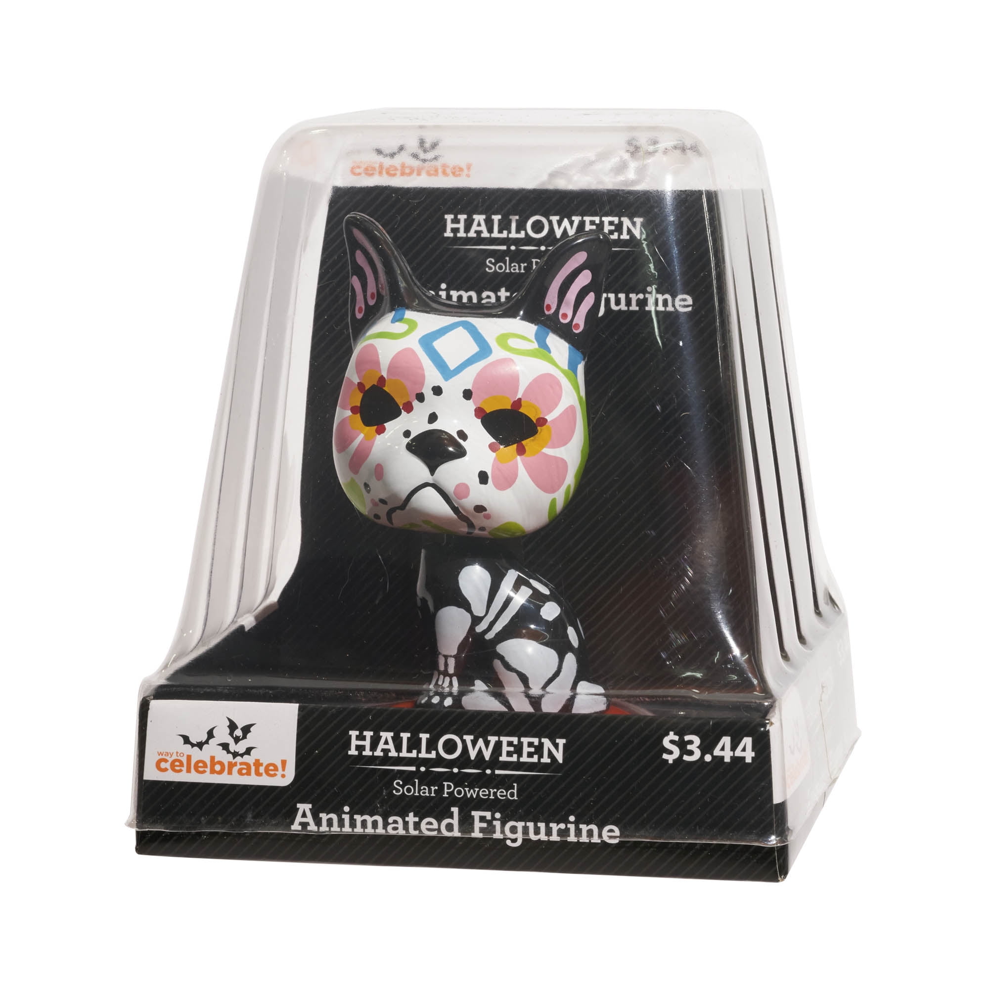 Solar Powered Dancing Bobble Head Cute Cat In A Rockin Tea Cup