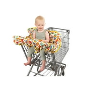 Homeries Shopping Cart Cover for Babies & Toddlers - High Chair Seat Cover for Restaurants & Homes - with 2 Toys Attached - for Boys & Girls