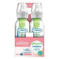 thumbnail image 2 of Dr. Brown's Options+ Baby Bottles, 8 oz/250ml, Narrow Bottle, Pink and Clear, 4 Pack, 2 of 3