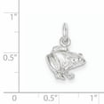 thumbnail image 2 of Sterling Silver Frog Charm (14 X 12) Made In United States qc969, 2 of 2