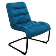 Zenree Bedroom Reading Chairs with Soft Cushion for Living Room/Apartment/College Dorm, Blue