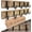Natural Mango Wood with Black Hooks, variant on 2026 Best 10 Pack Black Powder Coated Railroad Spike Cast Iron Hooks, Hand Forged Blacksmith Wall Mount Hooks, Rustproof Indoor Outdoor Farmhouse Hooks for Coats, Bags & Plant Pots