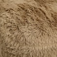 thumbnail image 3 of TOV Furniture Britt Dark Taupe Vegan Shearling Ottoman, 3 of 7