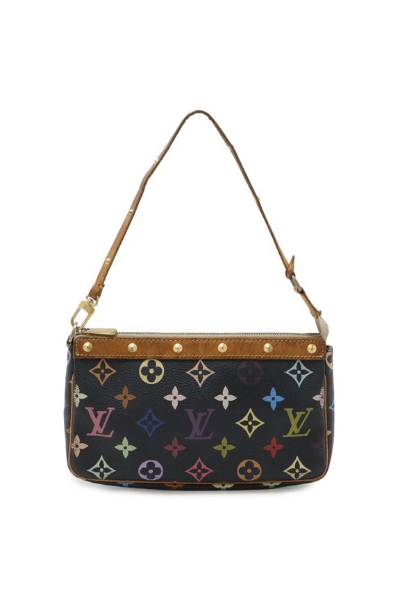 Pre-Owned LOUIS VUITTON Louis Vuitton Monogram Multicolor Pochette Accessoires Handbag Pouch...