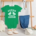 thumbnail image 3 of Funny Guess Who's Irish St Paddys Romper Boys or Girls Infant Baby Brisco Brands 12M, 3 of 6