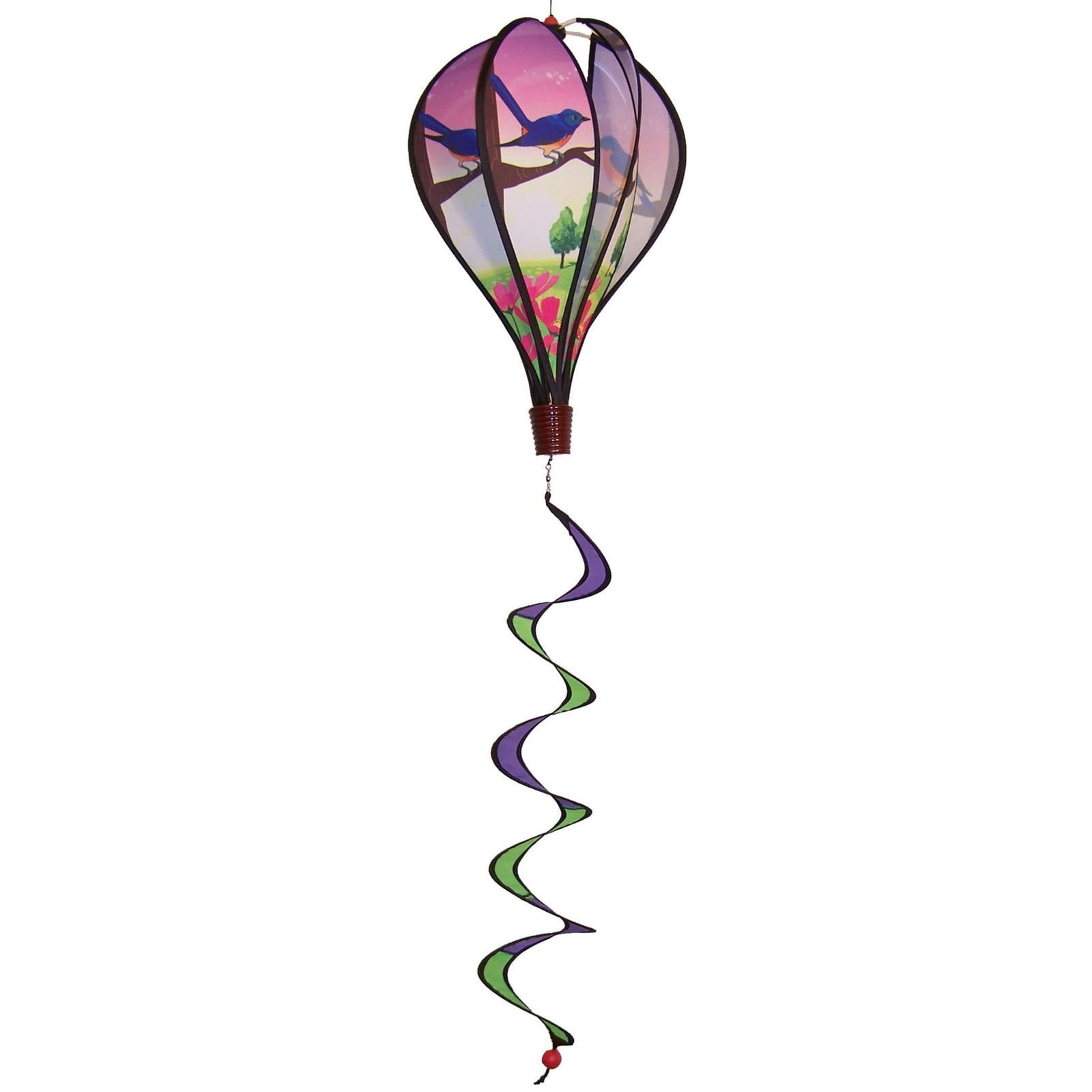 In the Breeze Bluebird Hot Air Balloon Wind Spinner by Gold Crest Distributing LLC