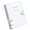 White, variant on Document Folders 80 Pocket Presentation Folder Letter Size Display Book Folder Clear Label Window Elastic String Closure
