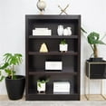 thumbnail image 1 of Pemberly Row 4 Shelf Single Wide Wood Bookcase 30"Wx48"H in Espresso, 1 of 7