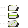 thumbnail image 5 of Burco Side View Mirror Replacement Glass - Clear Glass - 3977, 5 of 6