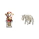 thumbnail image 1 of Figura de escritorio,Figura de Dios de la Fortuna de dibujos animados,regalo Feng Shui,Linda estatua del Dios de la Riqueza para decoración del hogar,Figura de elefante,Escultura rústica de, 1 of 8