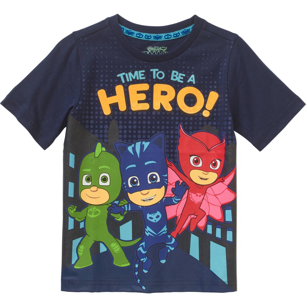 PJ Masks Toddler Boys' Short Sleeve Hero TShirt