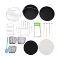 thumbnail image 2 of Kit De Accesorios Para Freidora De Pasteles, Juego De Rejilla Para Freidora De Acero Inoxidable 304 Con Moldes Para Hornear Pasteles Y Pizza Para Cocinar, 2 of 7