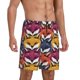 thumbnail image 2 of Balery Fox Face Pantalones cortos de pijama de punto de algodón para hombre con cinturilla y bolsillos-Small, 2 of 6