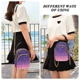 thumbnail image 6 of FORMRS Crossbody Bag for Women Quilted Travel Shoulder Cell Phone Purse with Chain Strap Handbag, Gradient Love, 6 of 7