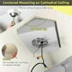 thumbnail image 3 of 2pcs Ceiling Fan Mounting Box,Ceiling Fan Mounting Bracket,Ceiling Fan Mounting Kit,Fan Mounting Bracket FB900-1, 3 of 5