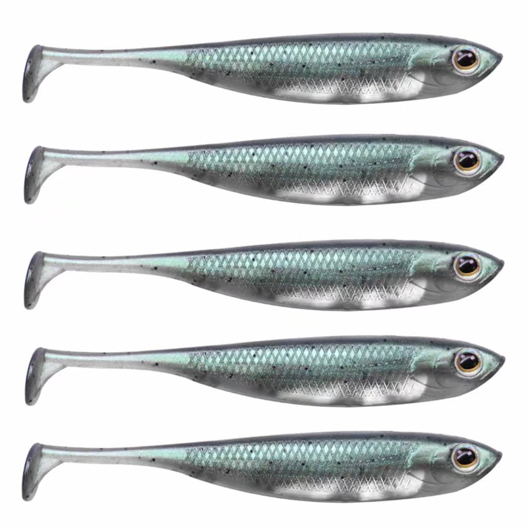 15 pc paddle tail soft plastic minnows BRAND NEW LURES 