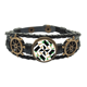 thumbnail image 1 of Pulsera marina tejida en cuero, 1 of 4