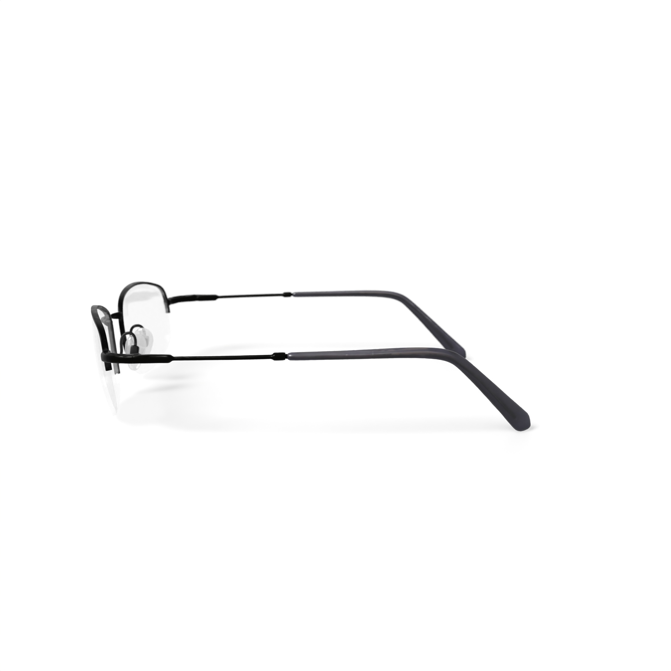 EasyTwist Men's CT131 Square Prescription Eyeglasses with Case, Gray
