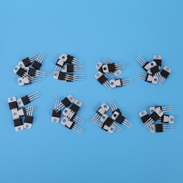 Surtido de transistores, 40 piezas, 8 tipos, conjunto de transistores 7805, diseño de próxima generación de transistores