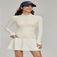 thumbnail image 1 of LYMAYTER Veste de Protection UV pour Femmes Légère à Manches Longues Fermeture Éclair Complète pour Randonnée en Plein Air S-TG, 1 of 9
